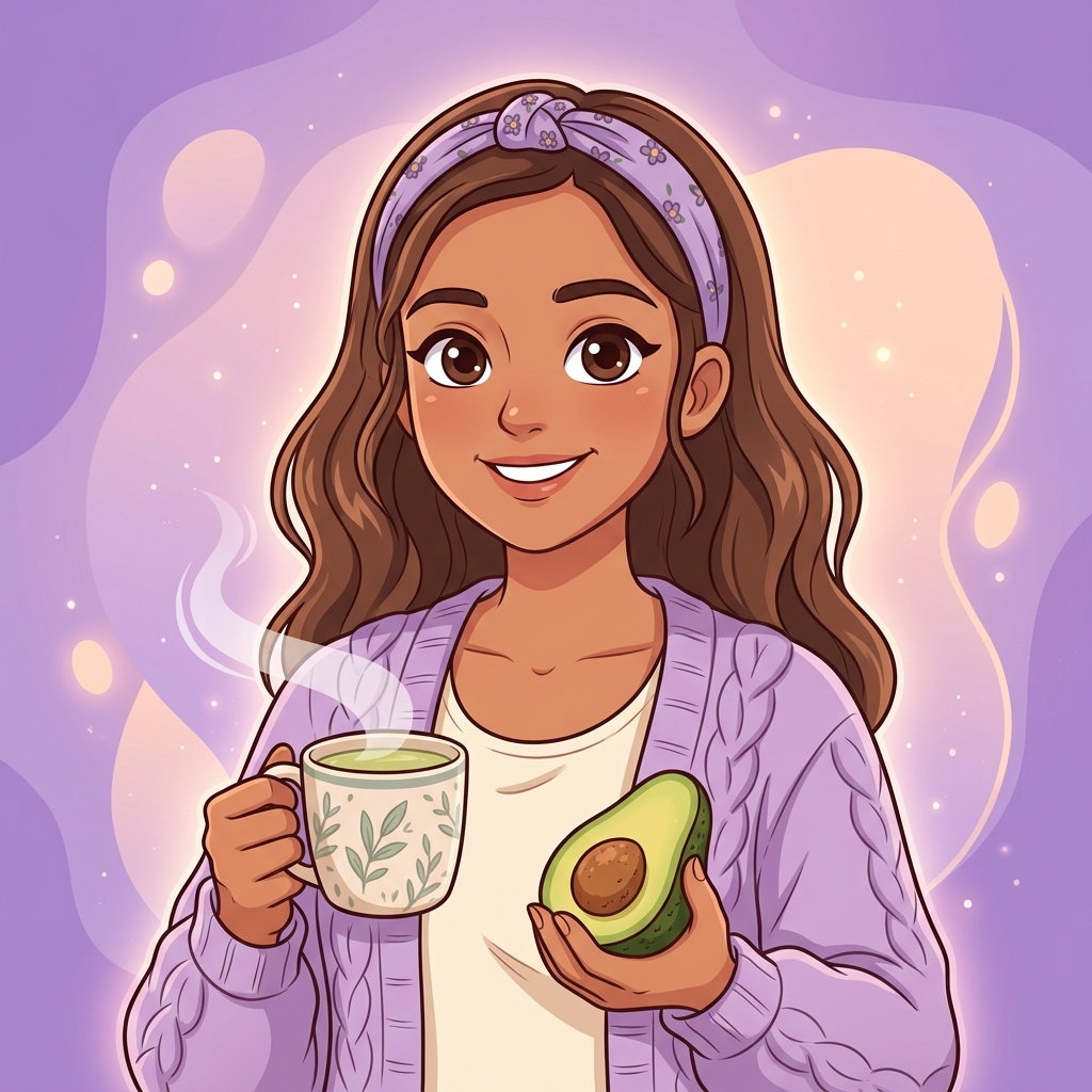Tara offering warm herbal tea and cycle-synced nutrition advice